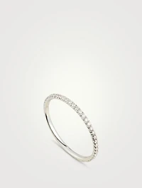 18K White Gold Eternity Ring With Diamonds