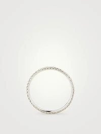 18K White Gold Eternity Ring With Diamonds