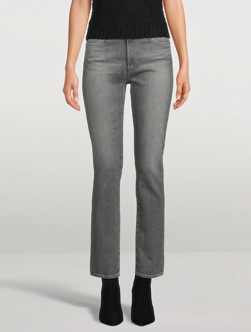 Mari High-Waisted Straight Jeans
