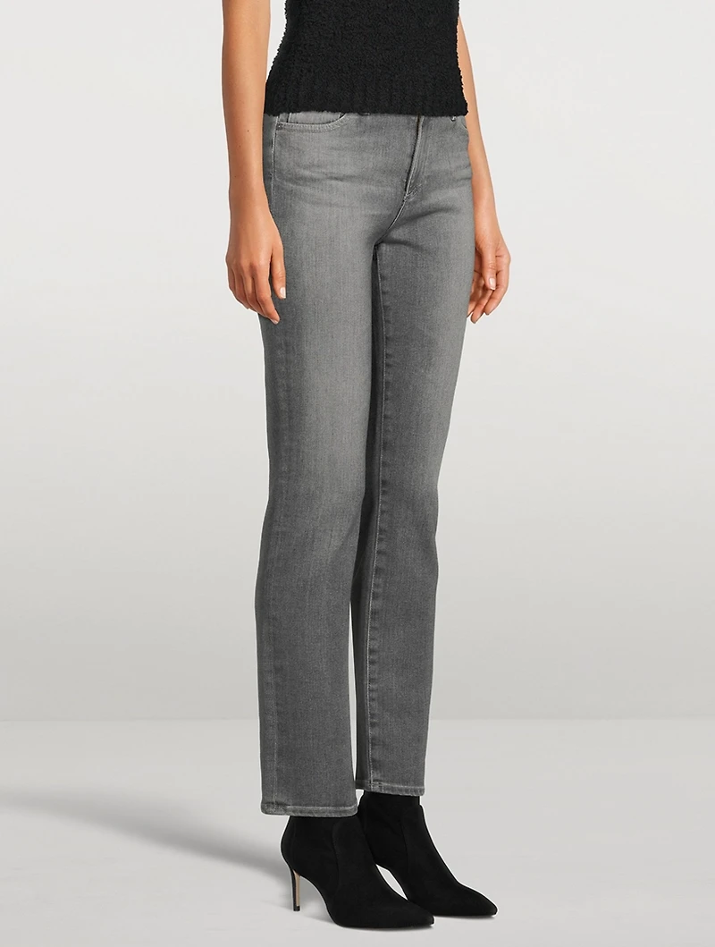 Mari High-Waisted Straight Jeans