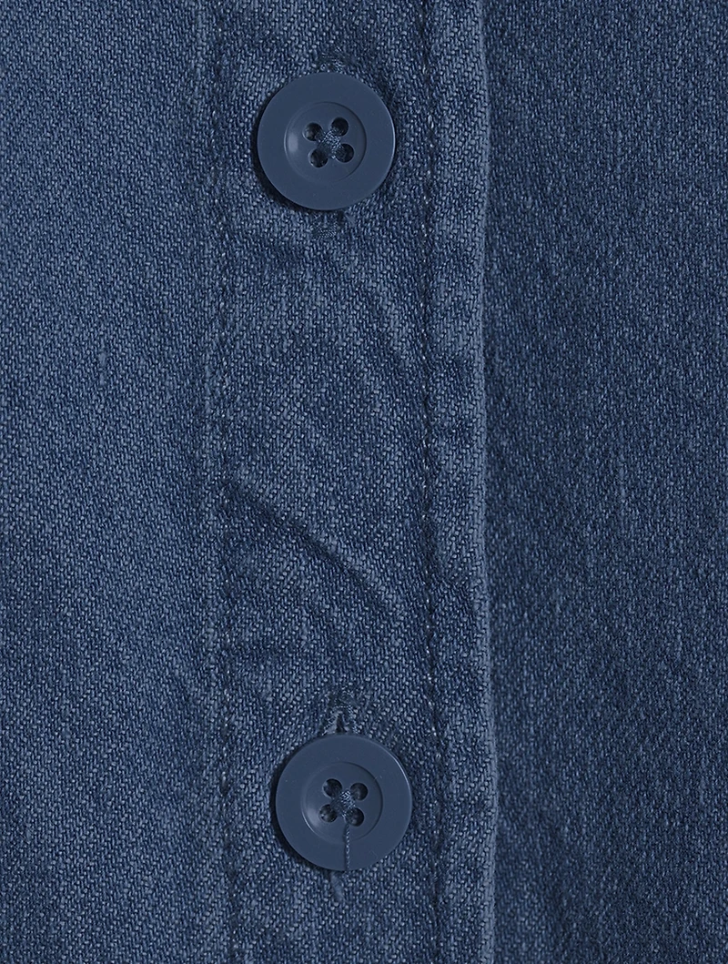 Le Artiste Two-Tone Denim Shirt