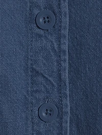 Le Artiste Two-Tone Denim Shirt