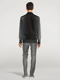 Bowie Silk And Cotton Zip Jacket