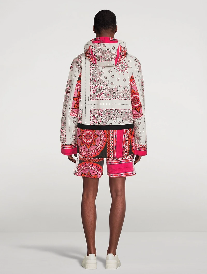 Blouson Jacket Bandana Print