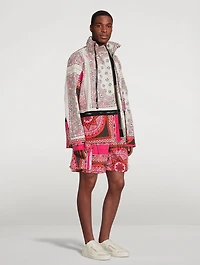 Blouson Jacket Bandana Print