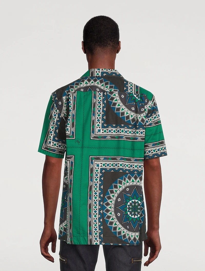 Camp Shirt In Bandana Print