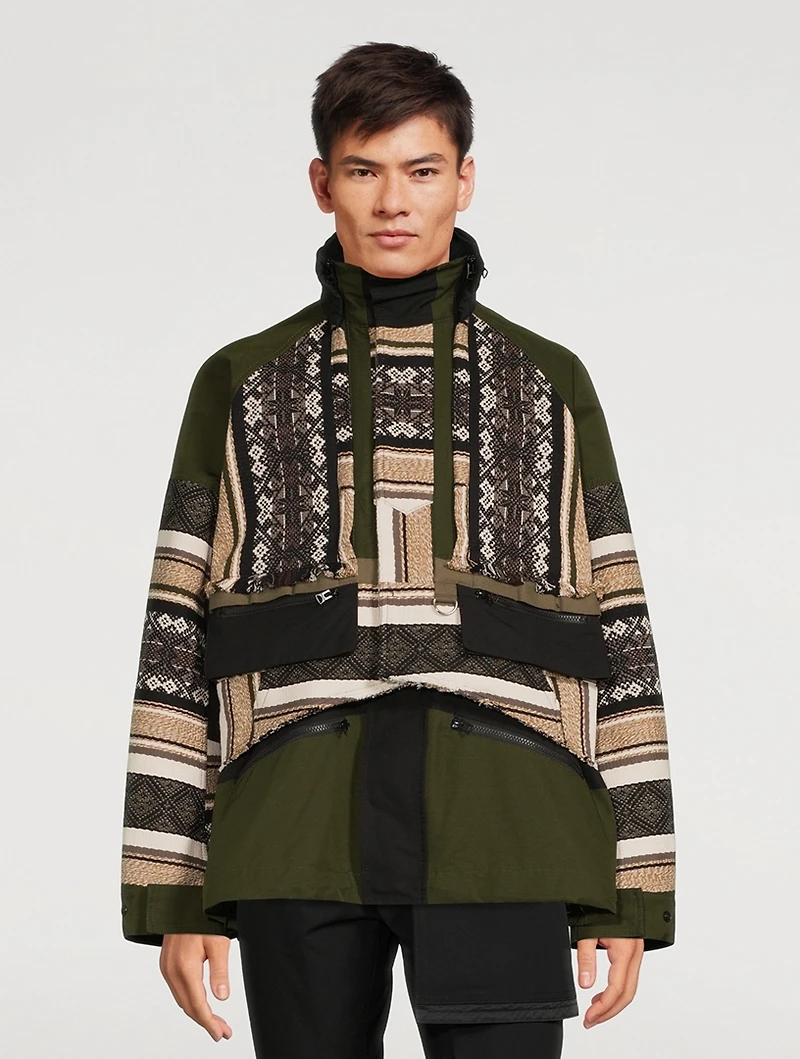 Rug Jacquard Blouson Jacket