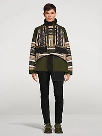 Rug Jacquard Blouson Jacket