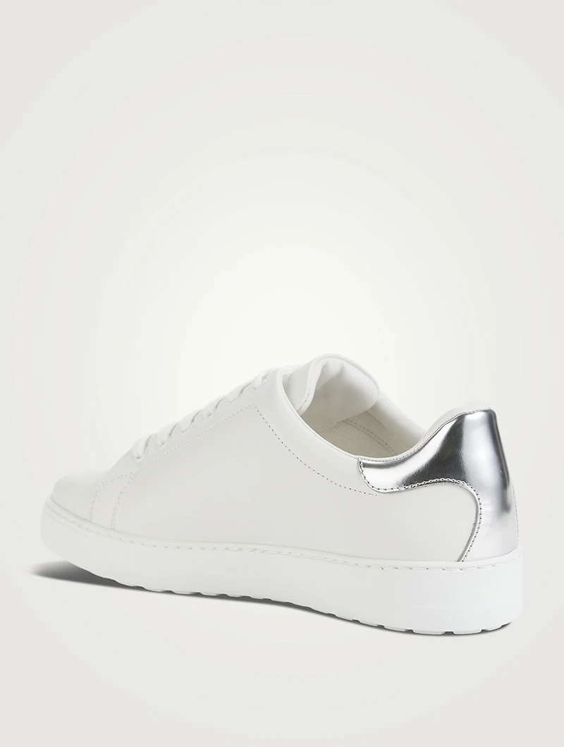 Leather Gancini Sneakers