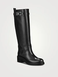 Rosalie Leather Riding Boots