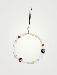 Bisous Beads x Holt Renfrew Beaded Mushroom Phone Chain