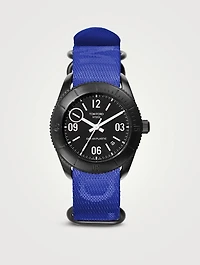 Large TFT 002 Ocean Plastic Sport Jacquard Strap Watch