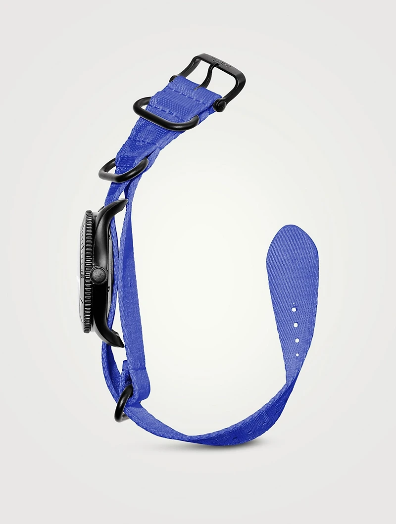 Large TFT 002 Ocean Plastic Sport Jacquard Strap Watch