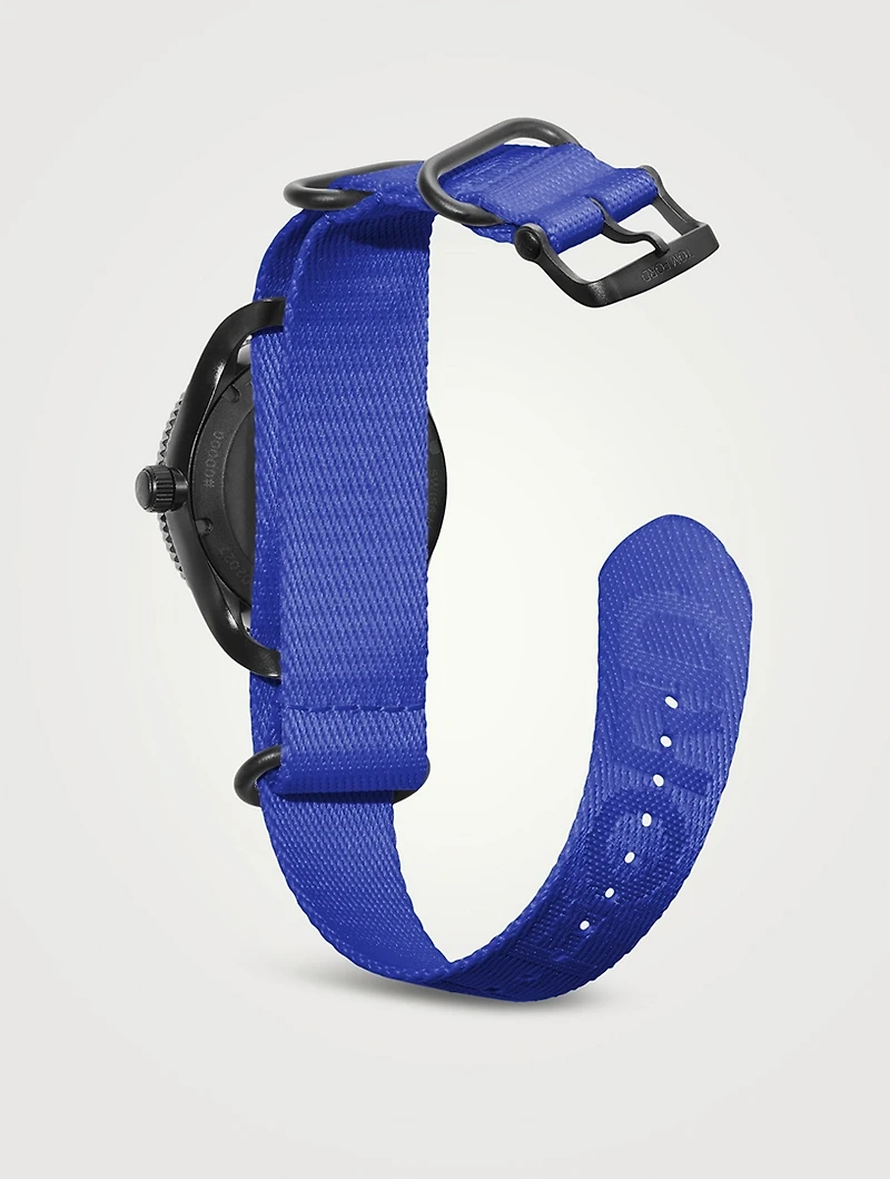 Large TFT 002 Ocean Plastic Sport Jacquard Strap Watch