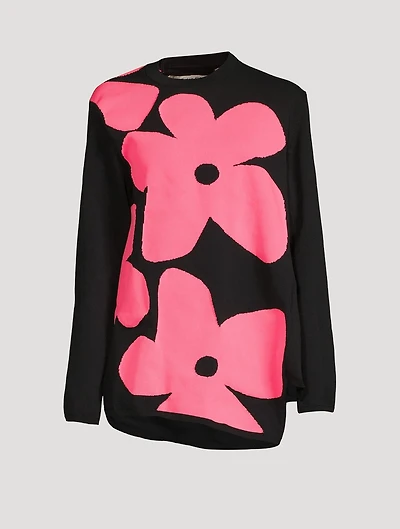 Flower Intarsia Sweater