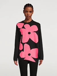 Flower Intarsia Sweater