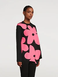Flower Intarsia Sweater