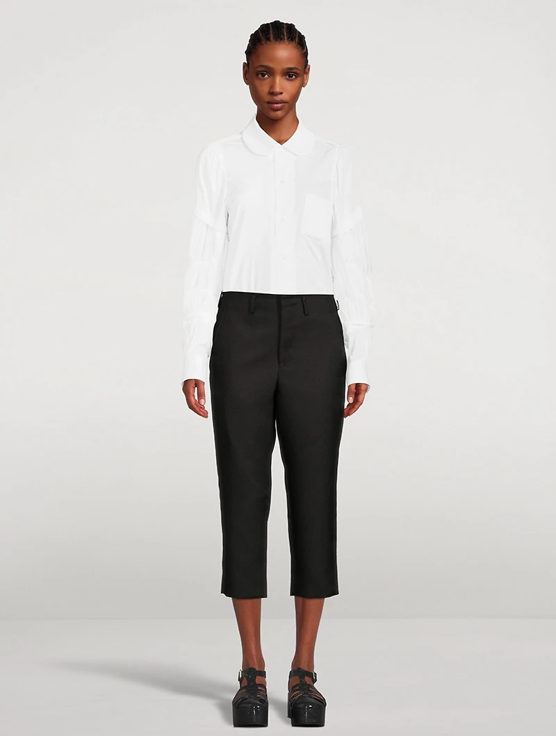 Straight-Leg Trousers
