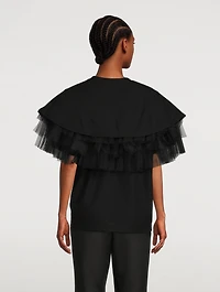 Tulle-Cape T-Shirt