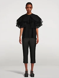 Tulle-Cape T-Shirt