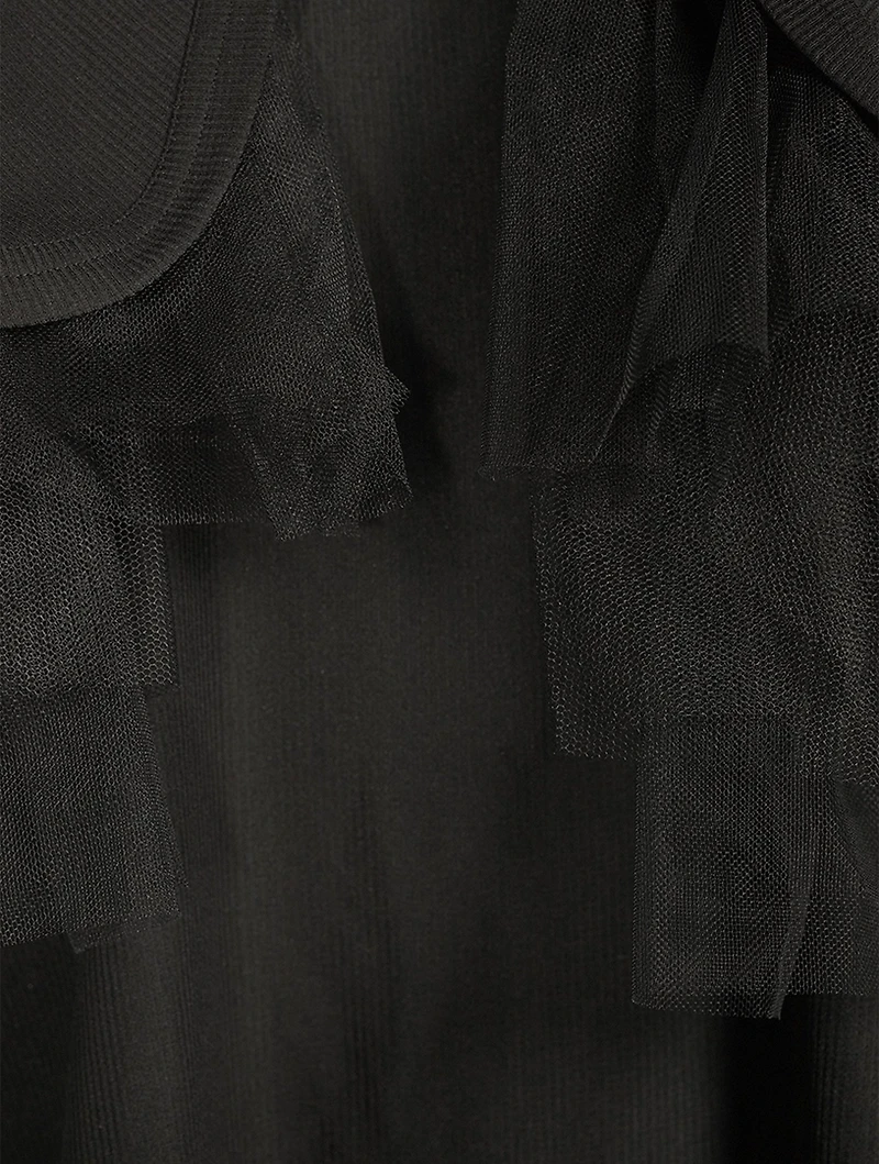 Tulle-Cape T-Shirt