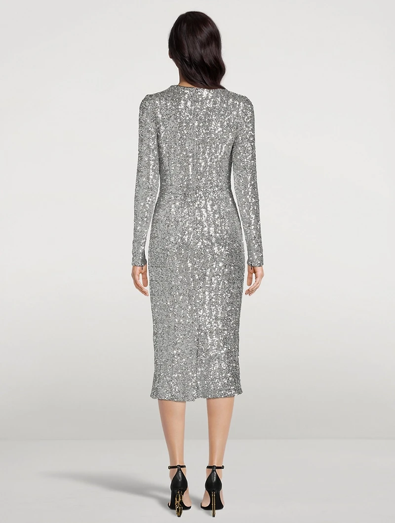 Sequin Midi Dress