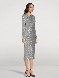 Sequin Midi Dress