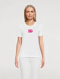 Jersey T-Shirt With Logo Patch