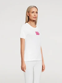 Jersey T-Shirt With Logo Patch