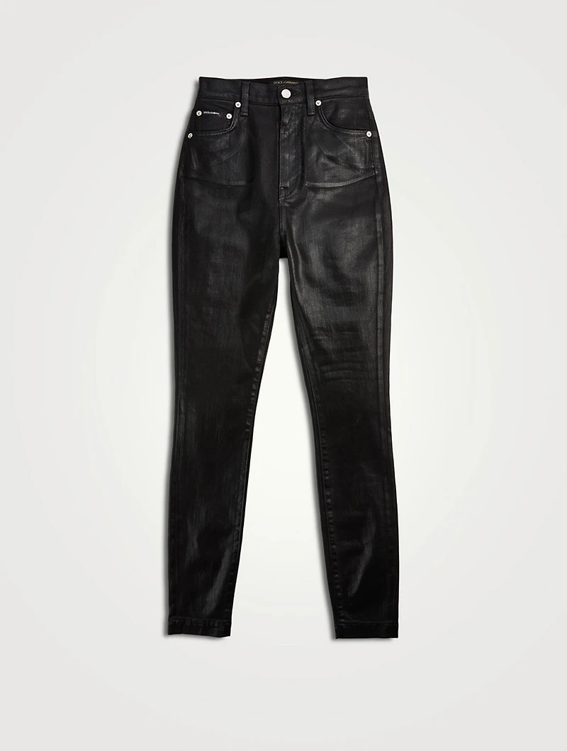 Grace Coated Skinny Jeans