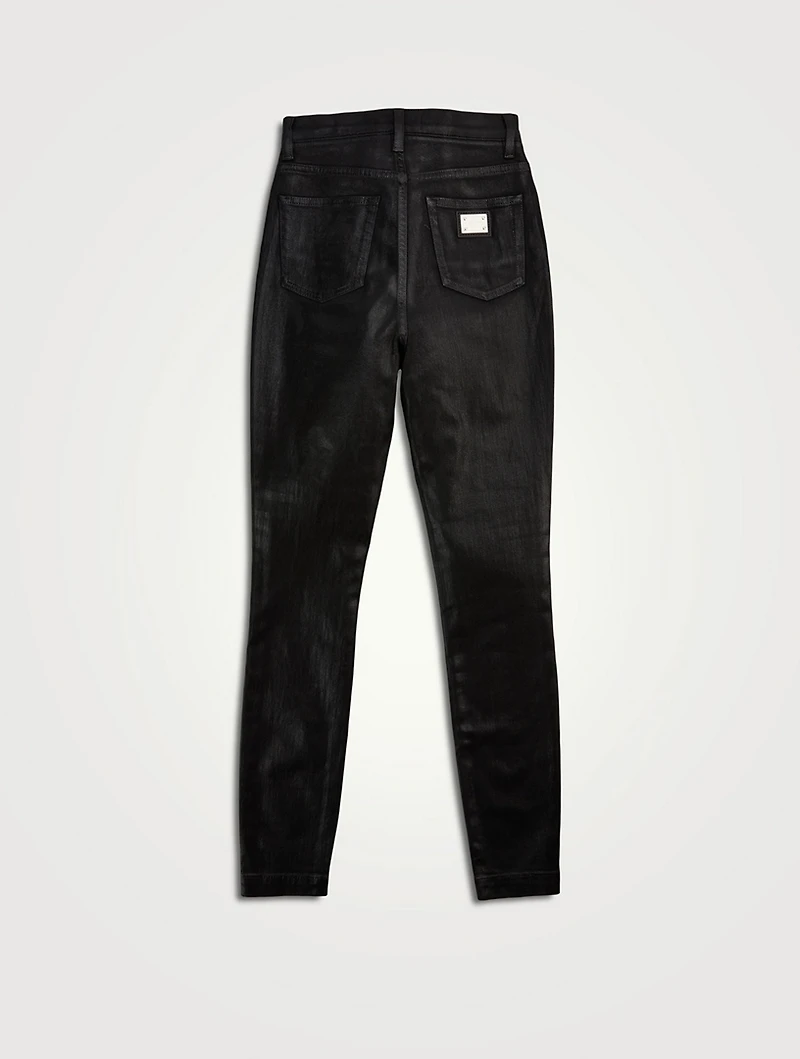 Grace Coated Skinny Jeans