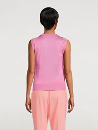 Silk And Twill Shell Arancini Print