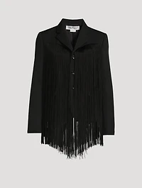 Fringe Wool Jacket