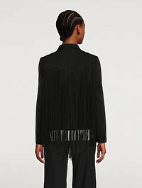 Fringe Wool Jacket