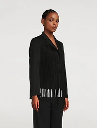 Fringe Wool Jacket