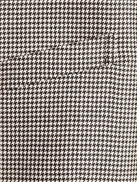 Wool Jacket Houndstooth Print