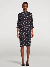 Midi Dress Floral Print