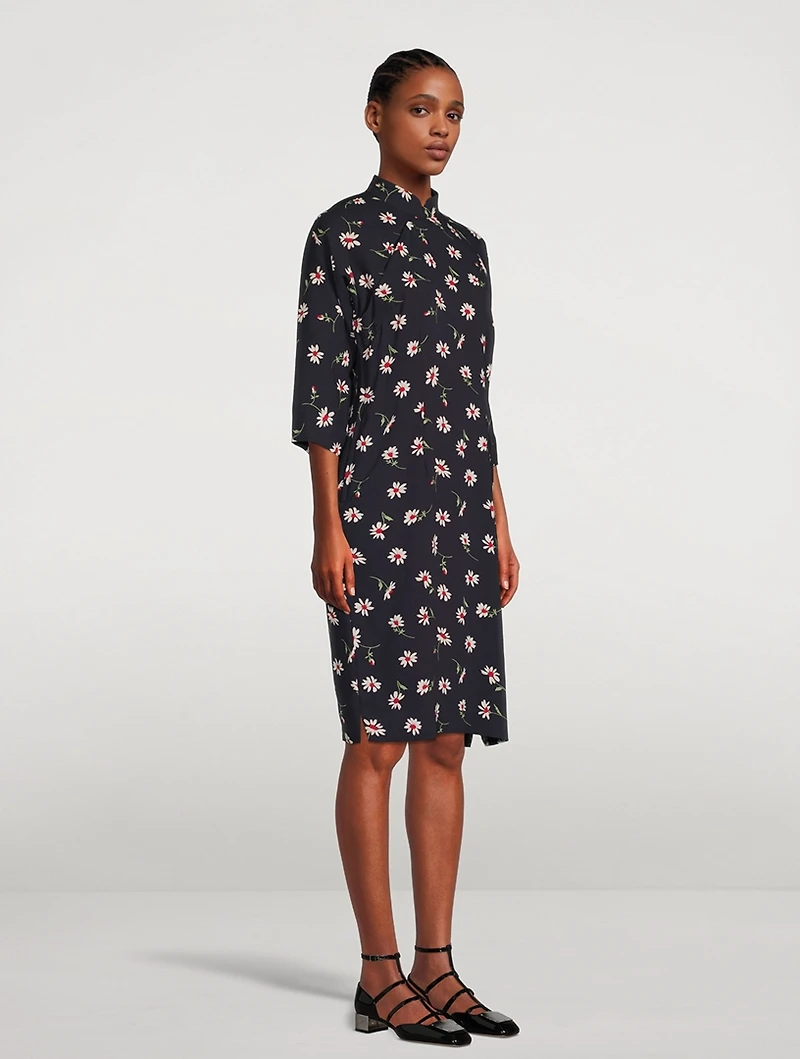 Midi Dress Floral Print