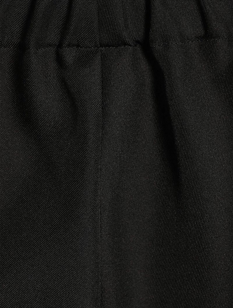 Cropped Twill Trousers