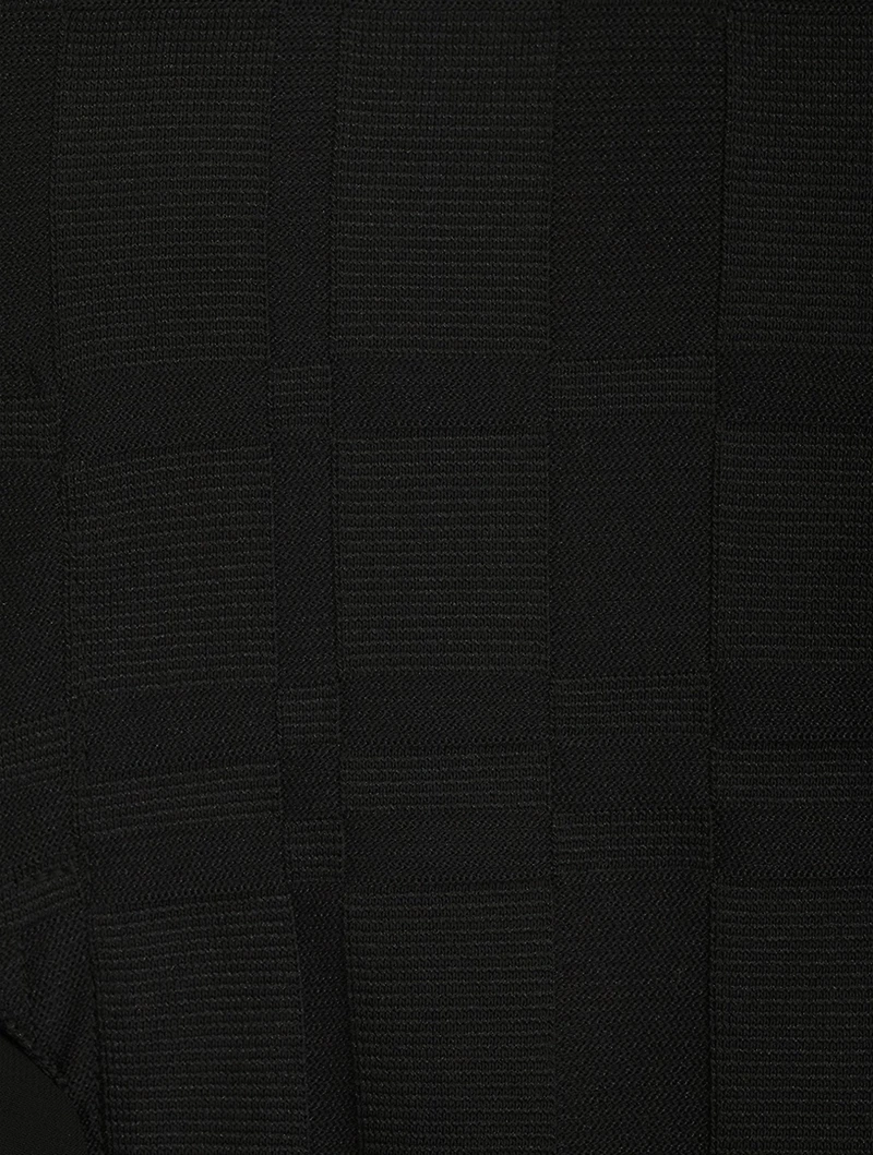Jacquard Peplum T-Shirt