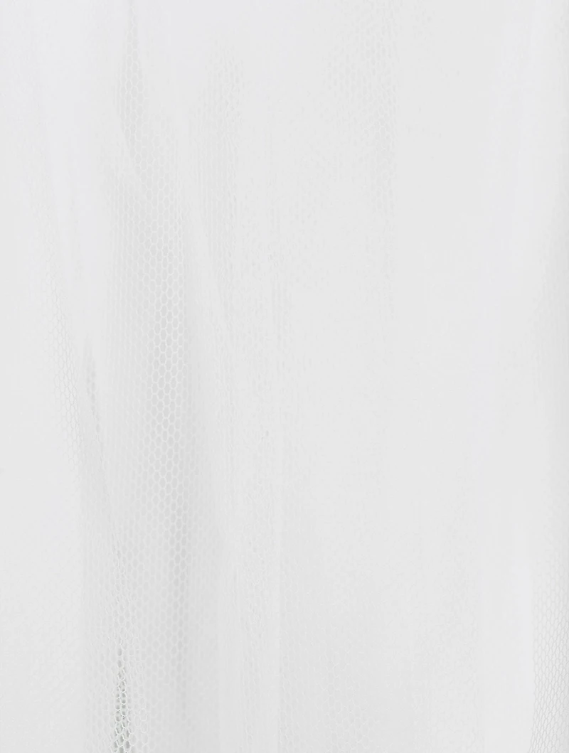 Shredded Tulle Tank Top