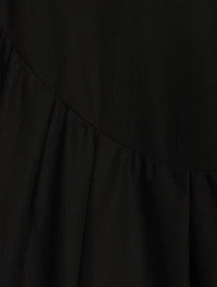 Tulle And Jersey Midi Dress