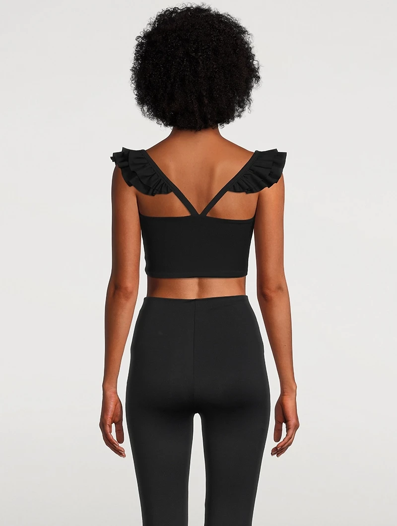 Ruffle Crop Top