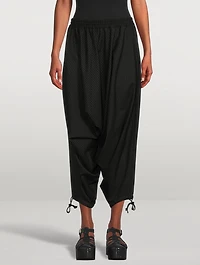 Wool Striped Pants