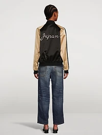 Satin Bomber Jacket