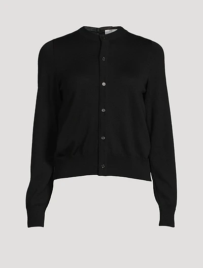 Ruched-Back Cardigan