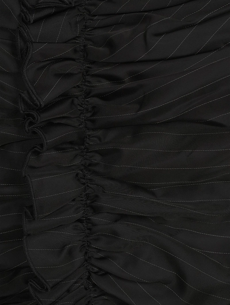 Ruched-Back Cardigan