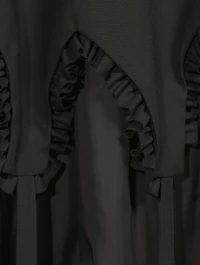 Harness Wool Midi Dress