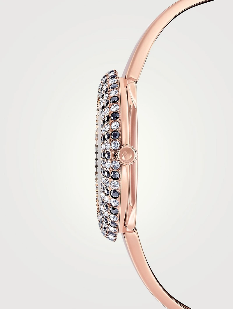 Crystal Rose Bracelet Watch