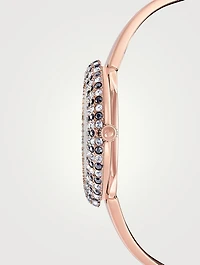 Crystal Rose Bracelet Watch